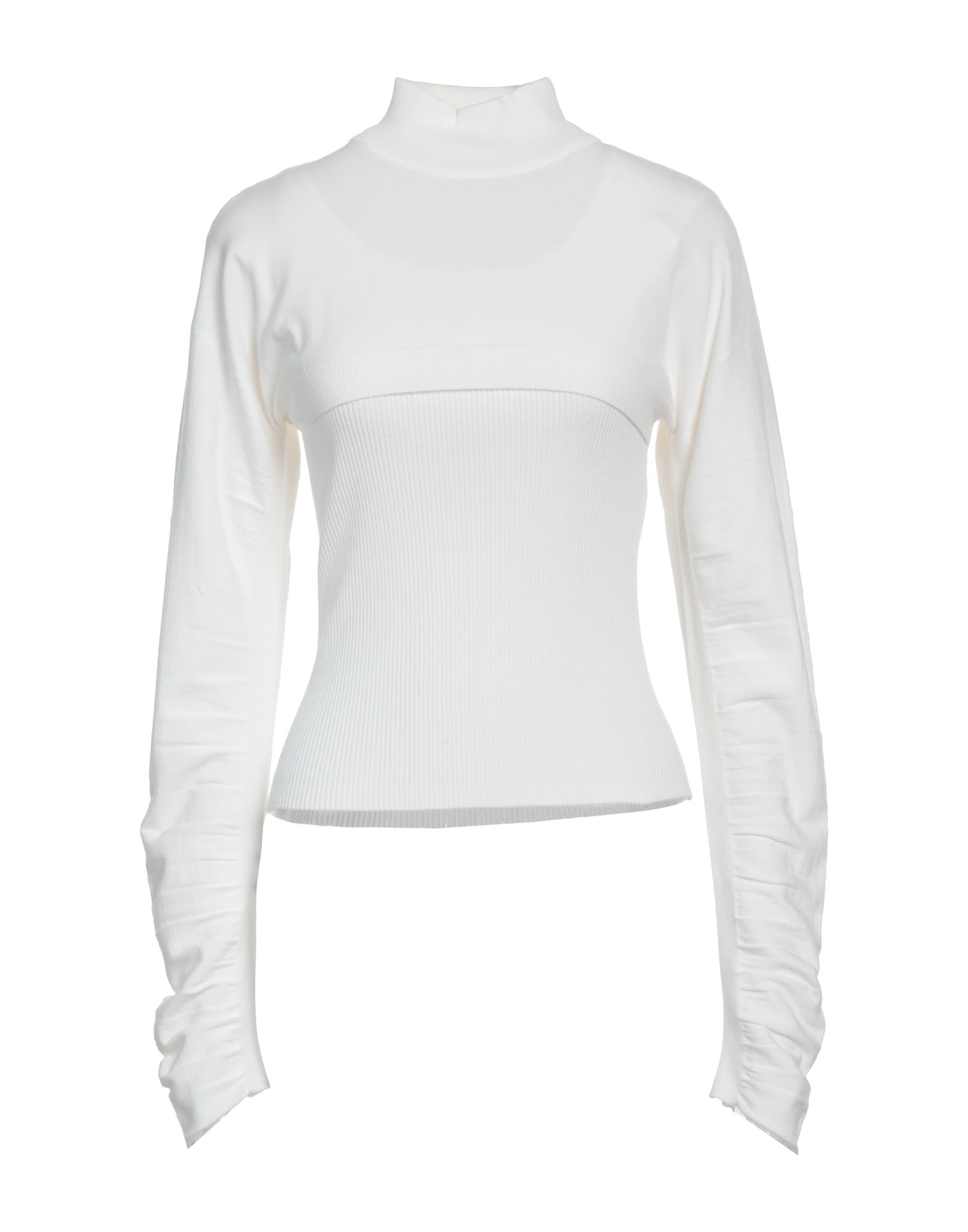 ACTITUDE by TWINSET Rollkragenpullover Damen Weiß ACTITUDE by TWINSET Rollkragenpullover Damen Weiß von ACTITUDE by TWINSET