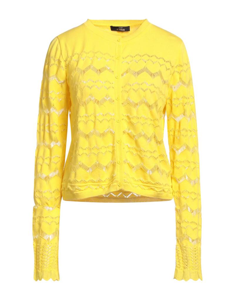 ACTITUDE by TWINSET Strickjacke Damen Gelb von ACTITUDE by TWINSET