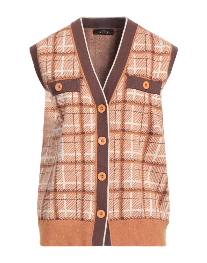 ACTITUDE by TWINSET Strickjacke Damen Kamel von ACTITUDE by TWINSET