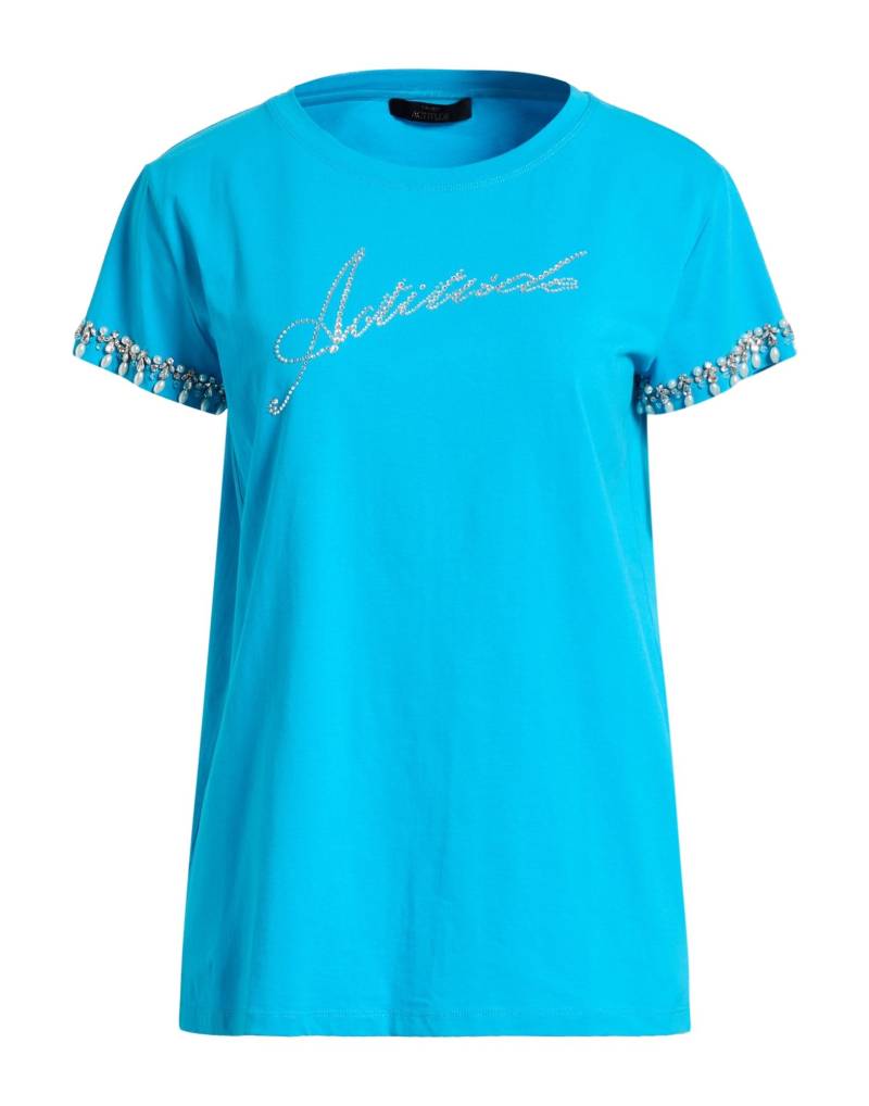 ACTITUDE by TWINSET T-shirts Damen Azurblau von ACTITUDE by TWINSET