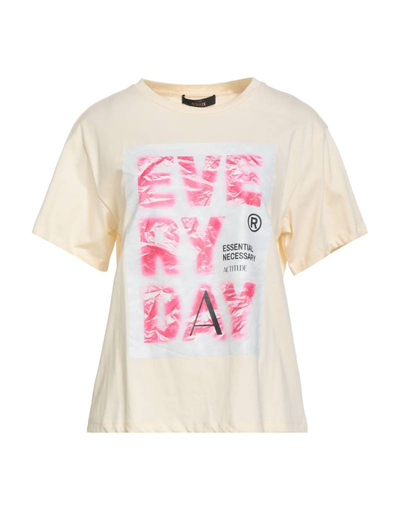 ACTITUDE by TWINSET T-shirts Damen Pastellgelb von ACTITUDE by TWINSET