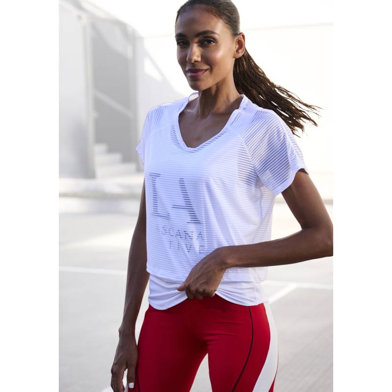LASCANA ACTIVE Funktionsshirt Damen weiß Gr.XS (32/34) von LASCANA ACTIVE