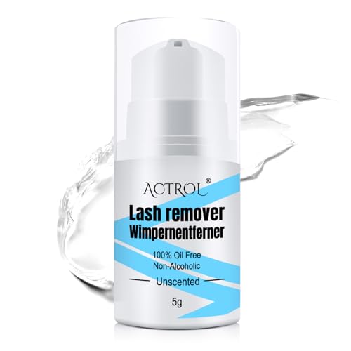 ACTROL Lashes Glue Remover 10g Paste Portable Low Irritation Paste für empfindliche Haut Individuelle Wimpern Kleber Reiniger Unscented von ACTROL