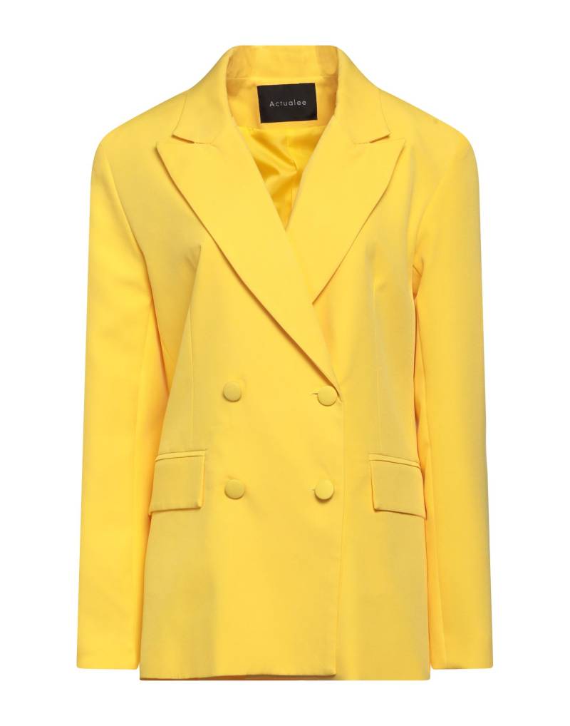 ACTUALEE Blazer Damen Gelb von ACTUALEE