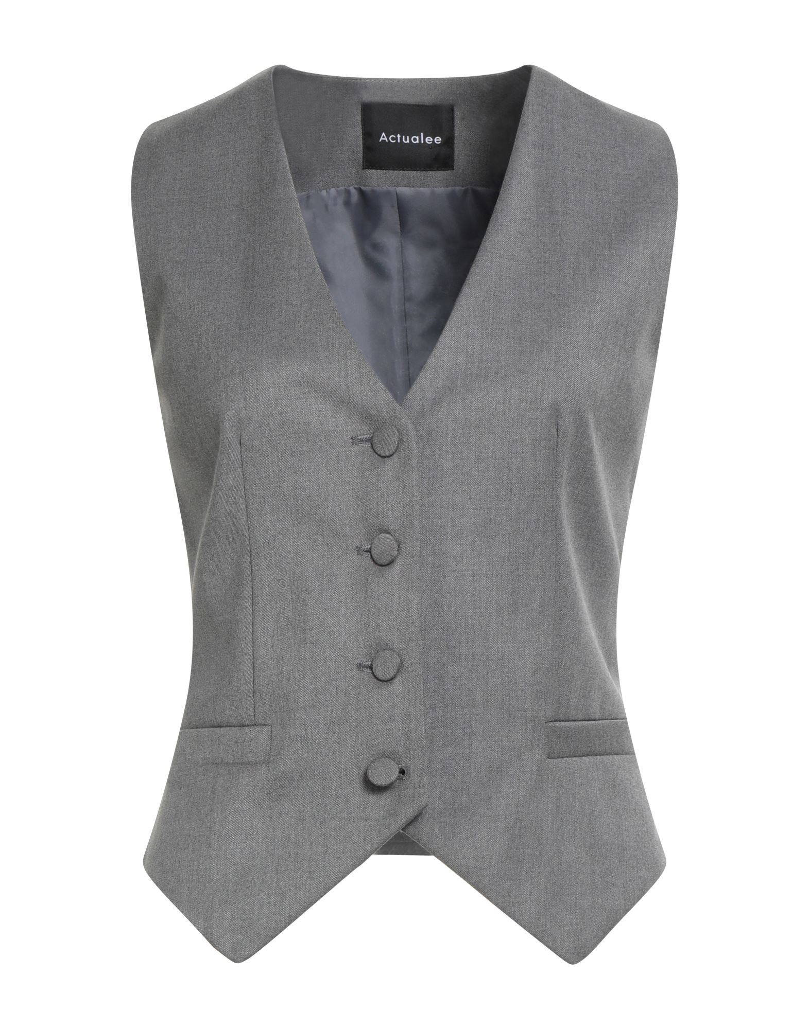 ACTUALEE Couture-weste Damen Grau von ACTUALEE