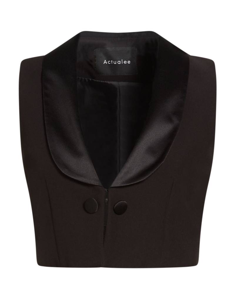 ACTUALEE Couture-weste Damen Schwarz von ACTUALEE