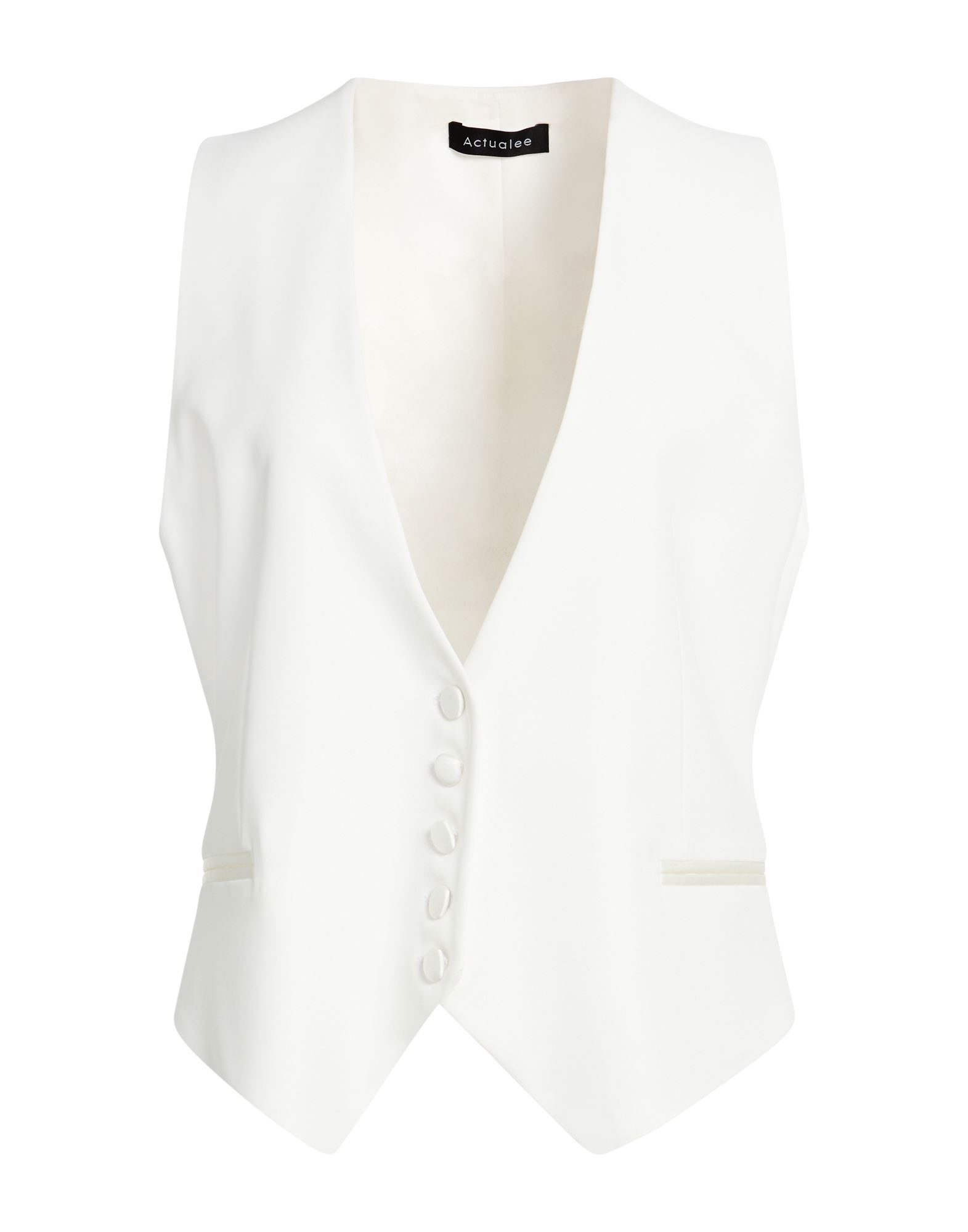 ACTUALEE Couture-weste Damen Weiß von ACTUALEE