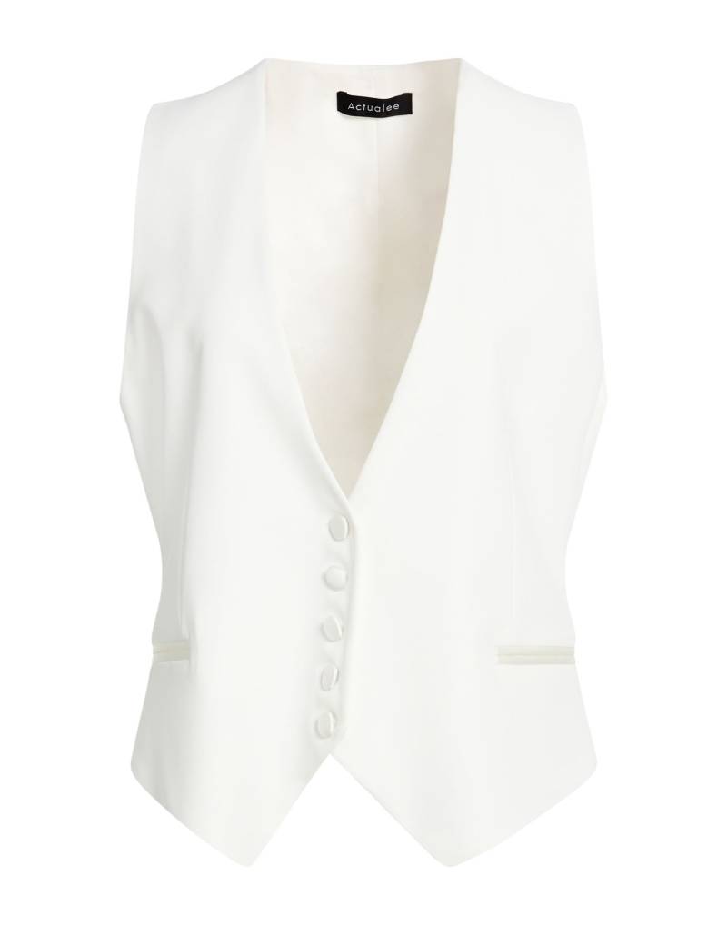 ACTUALEE Couture-weste Damen Weiß von ACTUALEE