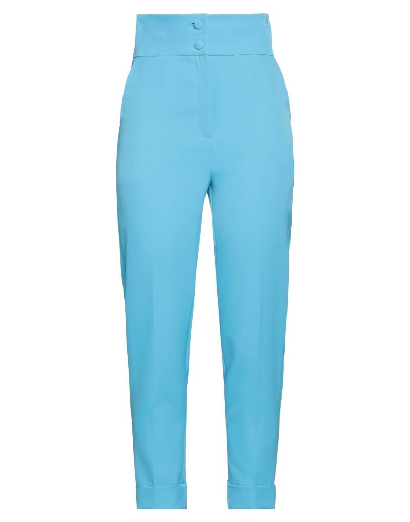 ACTUALEE Hose Damen Azurblau von ACTUALEE
