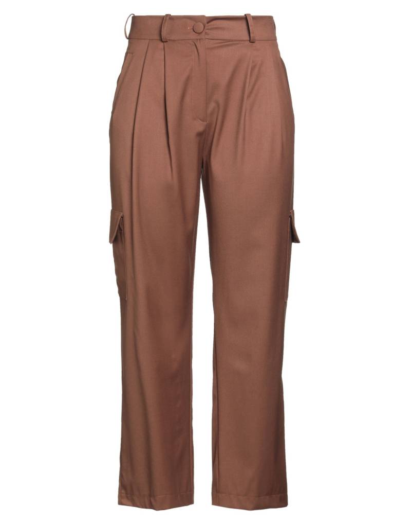 ACTUALEE Hose Damen Braun von ACTUALEE