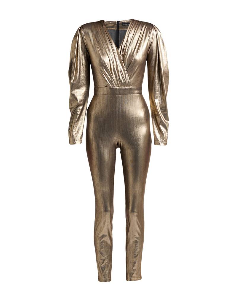 ACTUALEE Jumpsuit Damen Gold von ACTUALEE