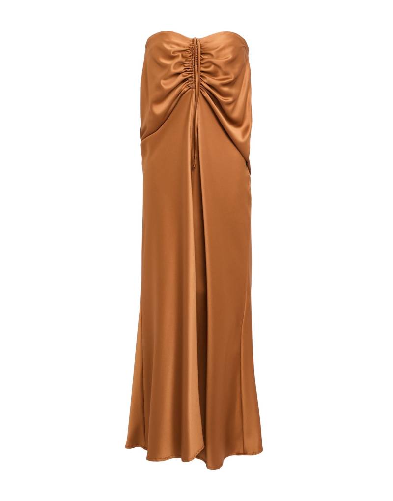 ACTUALEE Maxi-kleid Damen Lederfarben von ACTUALEE