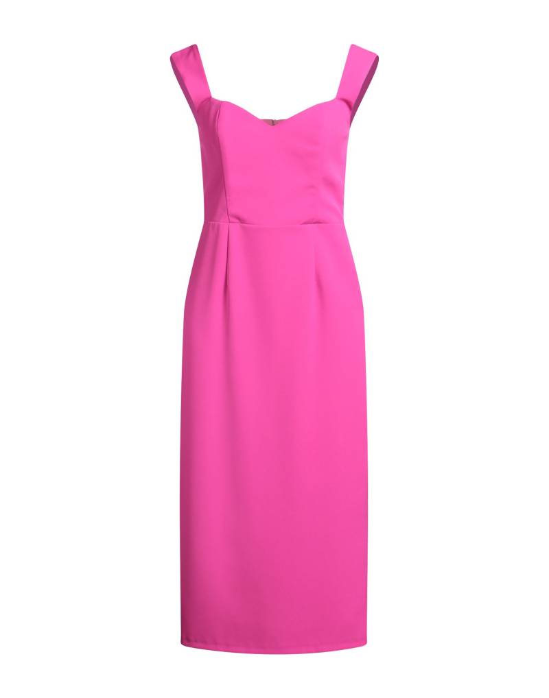 ACTUALEE Midi-kleid Damen Magenta von ACTUALEE
