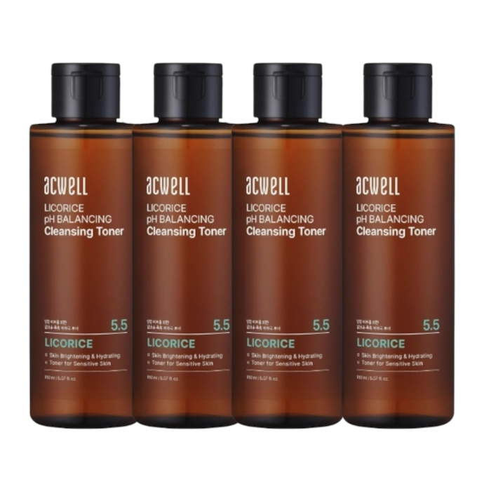 ACWELL - No5.5 Licorice pH Balancing Toner (4ea) Set von ACWELL