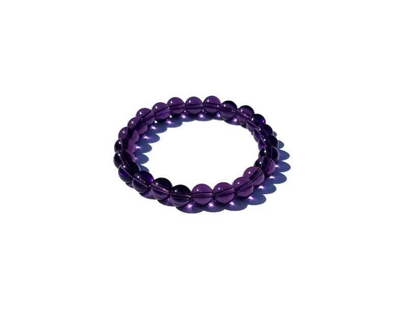 Amethyst Perlen Edelstein Armband von ACWJewelryDesign