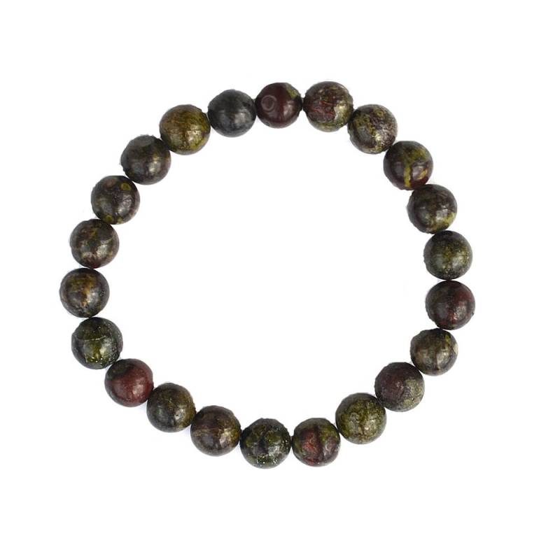 Kräftiges Blut Jaspis Edelstein Armband von ACWJewelryDesign