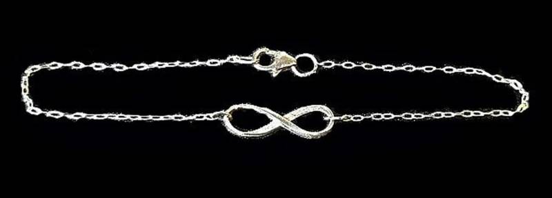 sterling Silber Infinity Armband von ACWJewelryDesign
