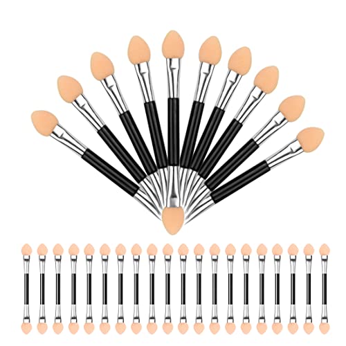 1 Stück Lidschatten Pinsel, Sponge Eyeshadow Brush, Einweg Lidschatten Applikator Lidschattenpinsel, Lidschatten Pinsel Doppelseitige, Mit Aufbewahrungsbox, Für Frauen und Mädchen von ACYDSR