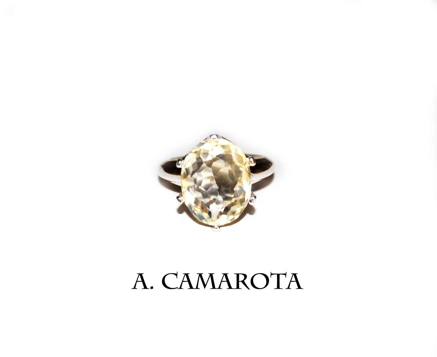Sterling Gelb 16 X 12 Citrin Princess-Schliff Statelement Schmuck, Jubiläum Ring, Solitaire Stapelbar Silber Ring Sterling Gelb 16 X 12 Citrin Princess-Schliff Statelement Schmuck, Jubiläum Ring, Solitaire Stapelbar Silber Ring von ACamarotaDesigns