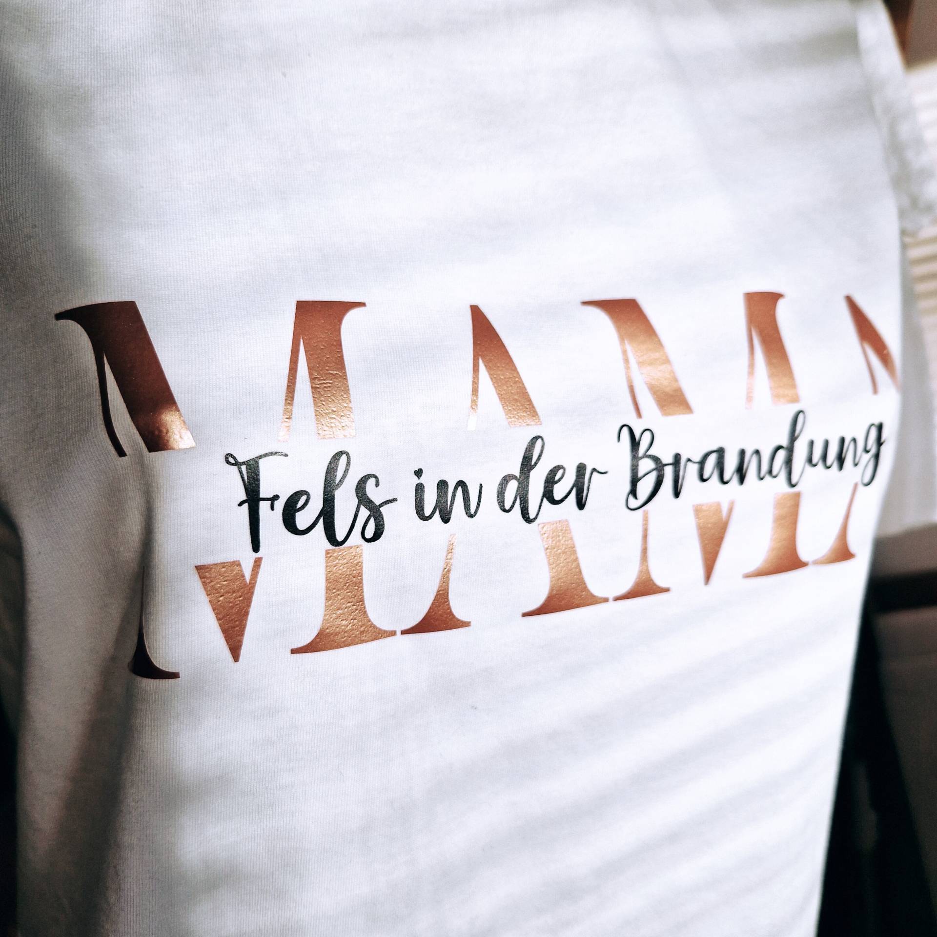 Bügelmotiv | Mama + Text Bügeltransfer Bügelbild Textildruck Muttertag Ironpatch Rosegold Mutter Geschenkidee von ACdesignsDE