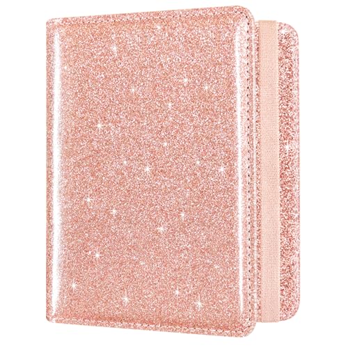 ACdream RFID-blockierende Reisebrieftasche – Premium-PU-Leder-Hülle, Reisepass Buch mit Kartenhalter, Stiftschlitz, hält Organisation und Reiseutensilien für Damen und Herren, Glitzernde Rose, ACdream RFID-blockierende Reisebrieftasche – Premium-PU-Leder-Hülle, Reisepass Buch mit Kartenhalter, Stiftschlitz, hält Organisation und Reiseutensilien für Damen und Herren, Glitzernde Rose, von ACdream