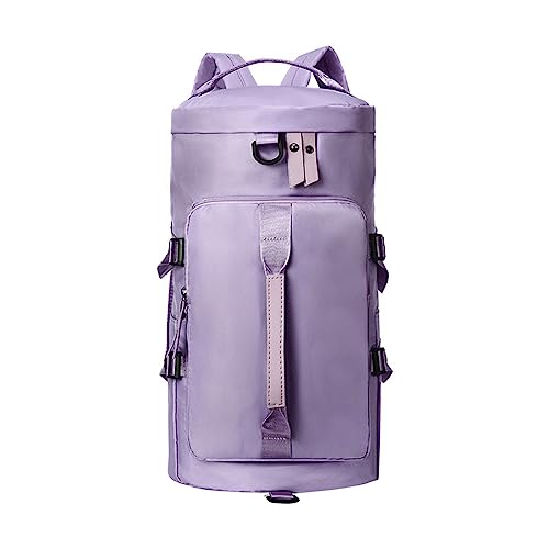 Impressionismus Taschen Sporttasche für Damen und Herren, Sport-Reisetasche mit Schuhfach und Nassfach, Übernachtungstaschen für Yoga, Reisen, Schwimmen, Camping, leicht Taschen (Purple, One Size) von ACemt