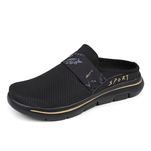 ACosySch Clogs Hausschuhe Herren Damen Pantoletten Gartenschuhe Sommer Gartenclogs Atmungsaktiv rutschfest Gartenschuhe Sabots Outdoor Indoor Gr.35-48 EU von ACosySch