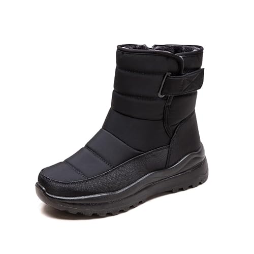 ACosySch Damen Schneestiefel Outdoor Winterstiefel Gefüttert Warm Lace Up Senioren Wanderstiefel Winterstiefel Gefüttert Warm ACosySch Damen Schneestiefel Outdoor Winterstiefel Gefüttert Warm Lace Up Senioren Wanderstiefel Winterstiefel Gefüttert Warm von ACosySch