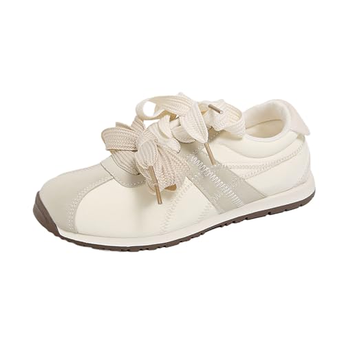 ACosySch Damen Sneakers Elegante Leichte Damen Retro Design Sneaker mit Plattformsohle Atmungsaktive CanvasSchuhe für Stadt Freizeit von ACosySch