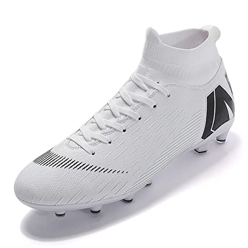 ACosySch Herren Fussballschuhe High Top Stollen Cleats Atmungsaktive Fußballschuhe Professionelle Athletics Erwachsene Trainingsschuhe Jungen Outdoor Sport Football Schuhe Teenager EU 35-47 von ACosySch