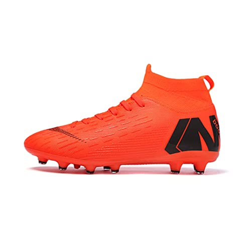 ACosySch Herren Fussballschuhe High Top Stollen Cleats Atmungsaktive Fußballschuhe Professionelle Athletics Erwachsene Trainingsschuhe Jungen Outdoor Sport Football Schuhe Teenager EU 35-47 von ACosySch