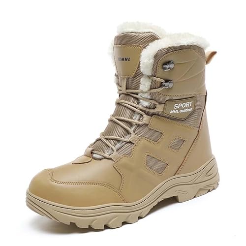 ACosySch Herren Militär Einsatzstiefel Zipper Tactical Boot Security Stiefel Kampfstiefel Springerstiefel Schuhe Army Stiefel ​​Wandern Bergsteigen Offroad Angeln Jagen von ACosySch