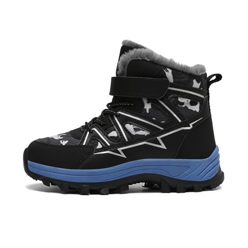 ACosySch Kinder Winterschuhe Gefüttert Winterstiefel Trekkingschuhe für Jungen Mädchen Outdoor rutschfest Winterschuhe Gr.30-40 von ACosySch