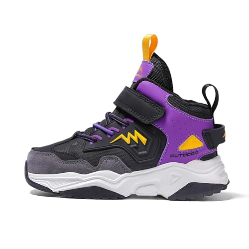 ACosySch Kinder Winterschuhe Gefüttert Winterstiefel für Jungen Mädchen Gefüttert Winterschuhe Leicht Rutschfest Gr.31-41 von ACosySch