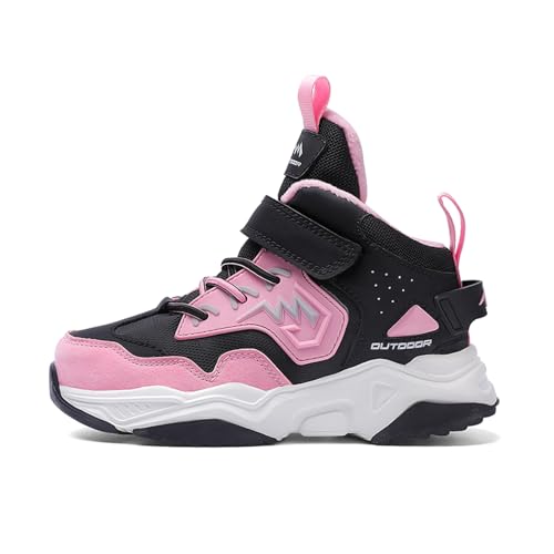 ACosySch Kinder Winterschuhe Gefüttert Winterstiefel für Jungen Mädchen Gefüttert Winterschuhe Leicht Rutschfest Gr.31-41 von ACosySch