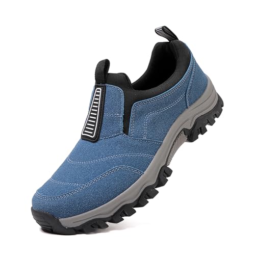 ACosySch Sneaker Herren Ohne Schnuersenkel Slip-on Schuhe Wanderschuhe Weite Breit Trekkingschuhe rutschfest Sportschuhe Leicht Walkingschuhe von ACosySch