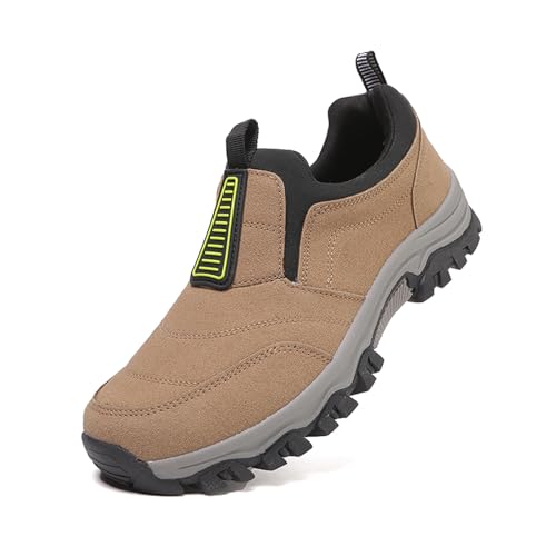 ACosySch Sneaker Herren Ohne Schnuersenkel Slip-on Schuhe Wanderschuhe Weite Breit Trekkingschuhe rutschfest Sportschuhe Leicht Walkingschuhe von ACosySch