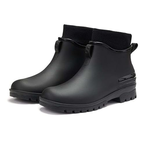 ACosySch Wasserdichte Gummistiefel Herren Non-slip Breathable Boots Damen Fashion Rain Boots Ankle Boots Garden Shoes Rubber Ankle Boots Damen Herbst-Winter-Stiefel ACosySch Wasserdichte Gummistiefel Herren Non-slip Breathable Boots Damen Fashion Rain Boots Ankle Boots Garden Shoes Rubber Ankle Boots Damen Herbst-Winter-Stiefel von ACosySch