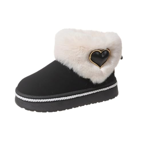 ACosySch Winterschuhe Damen Warm Gefüttert Plateau Boots Winter rutschfest Bequem Winterboots Damen von ACosySch
