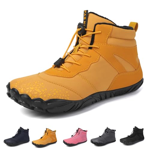 ACosySch Winterschuhe Herren Winterstiefel Wanderstiefel Trekking Winter Barfußschuhe Damen Stiefel Gefüttert Warm Rutschfeste Boot Größe 36-47 ACosySch Winterschuhe Herren Winterstiefel Wanderstiefel Trekking Winter Barfußschuhe Damen Stiefel Gefüttert Warm Rutschfeste Boot Größe 36-47 von ACosySch