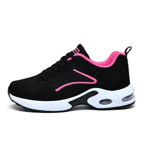 Damen Laufschuhe Air Turnschuhe Schnürer Leichte Stoßfest Mode Outdoor Leichtes Memory Schaum Luftkissen Sneakerr für Gym Walking Jogging Laufen von ACosySch