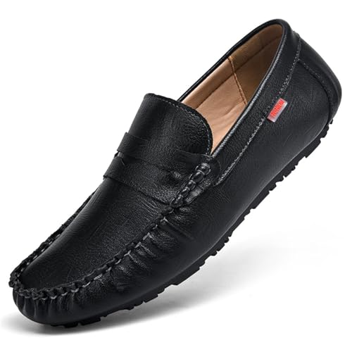 Herren Schuhe Slipper Slip on Sneaker Loafer Mokassins Turnschuhe Leichte Sommerschuhe Anzugschuhe Atmungsaktive Business Freizeitschuhe von ACosySch