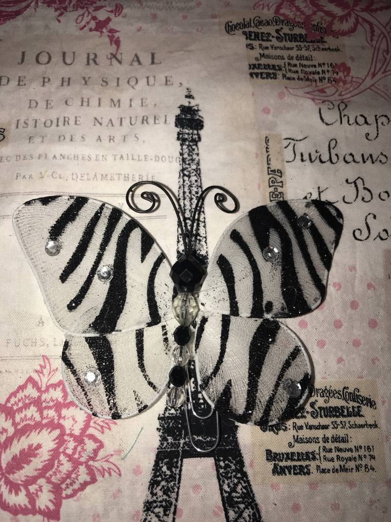 Zebra Schmetterling Papierclip Zebra Schmetterling Papierclip von ACreativeKat