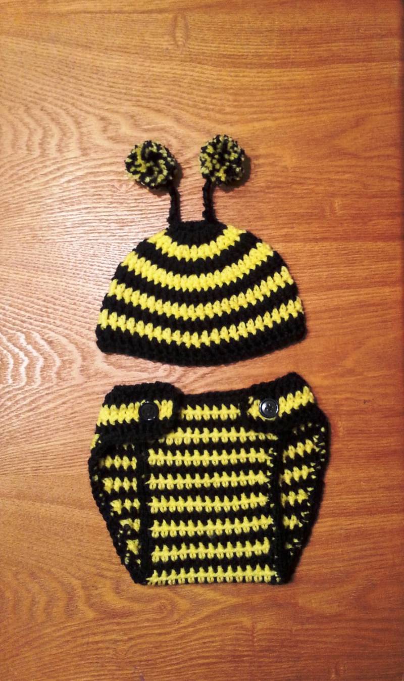 Baby Bumble Bee Set von ACrochetDesigns