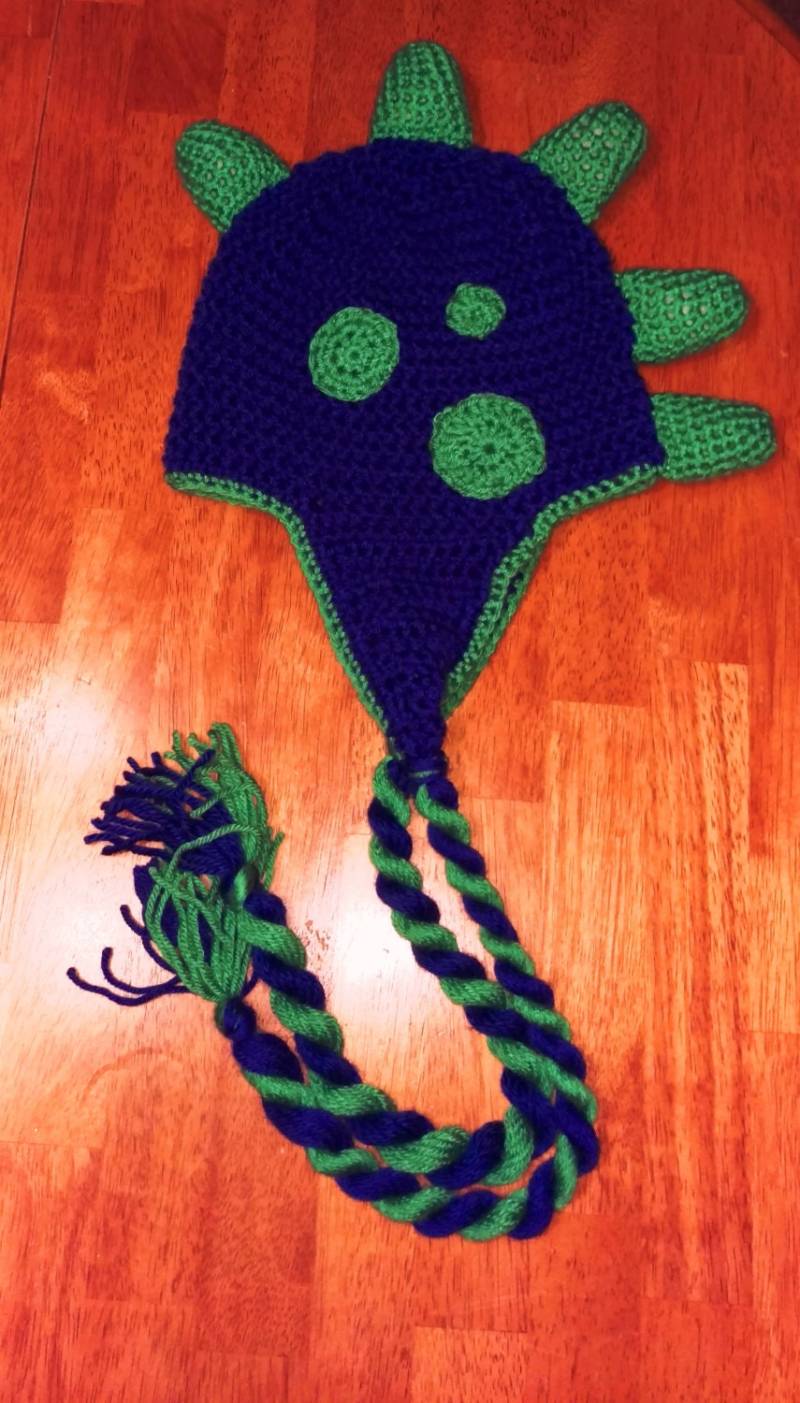 Dinosaurier-Hut von ACrochetDesigns