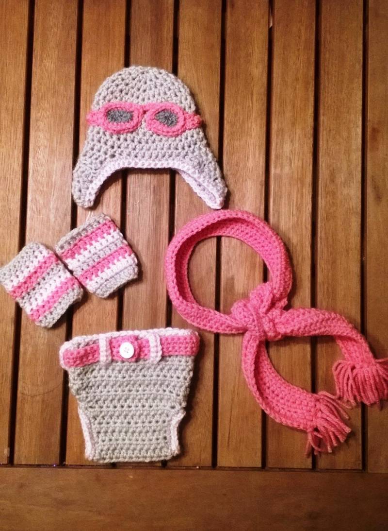 Girl Aviator Set von ACrochetDesigns