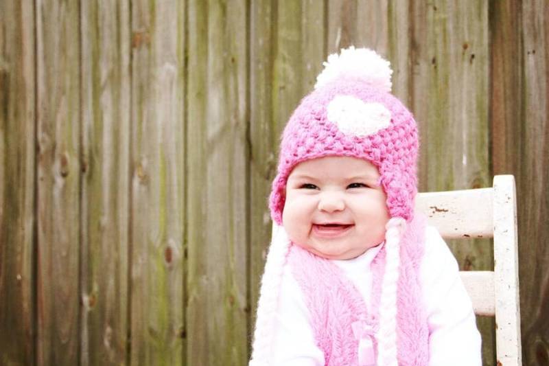 Hut Aus Filz Mit Herzen von ACrochetDesigns