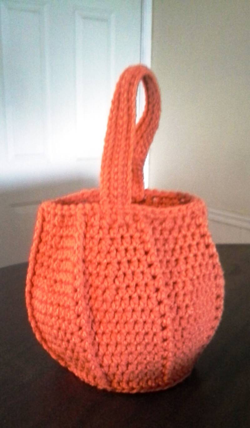 Kürbis-Trick Or Treat-Korb von ACrochetDesigns