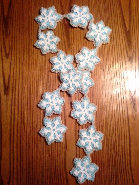 Schneeflocke Sugar Cookie Schal von ACrochetDesigns