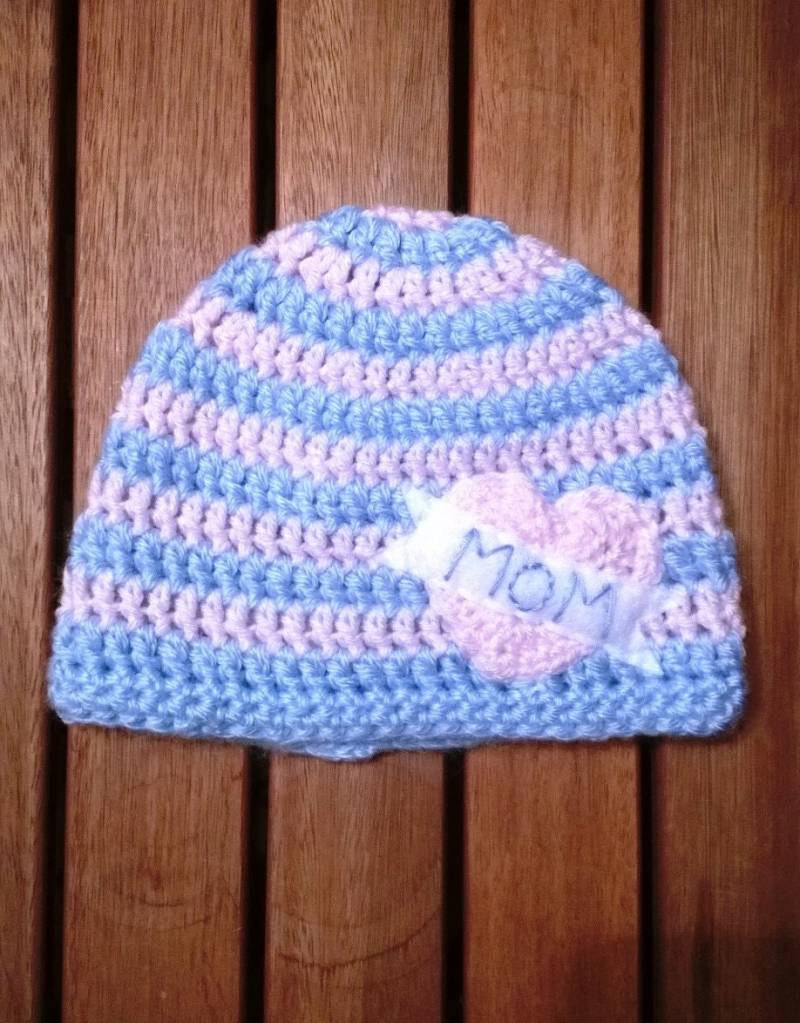 Valentine Mom Beanie von ACrochetDesigns